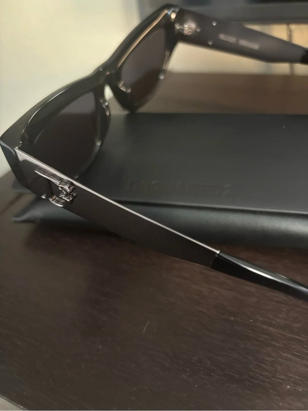 DSQUARED2 Black Oversized Cat-Eye Sunglasses
